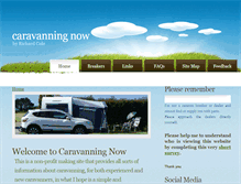 Tablet Screenshot of caravanningnow.co.uk